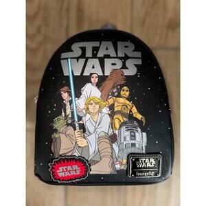 Disney Parks Star Wars Celebrate the Saga Glow In The Dark Mini Loungefly, NWT